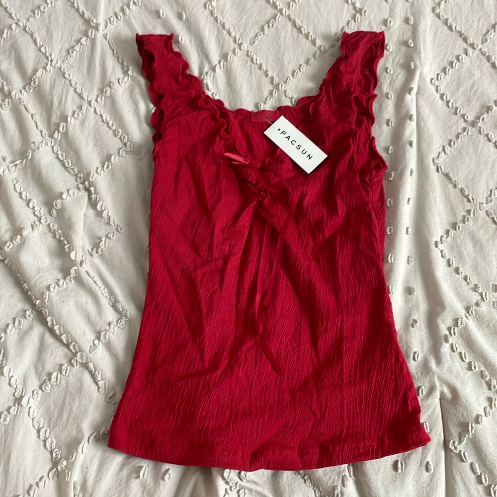 Brandy Melville Red Tank Top *NEW WITH TAGS*